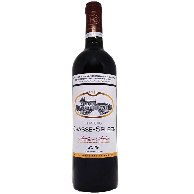 2019 Ch�teau Chasse-Spleen, Moulis-En-Medoc, Bordeaux, Frankrig