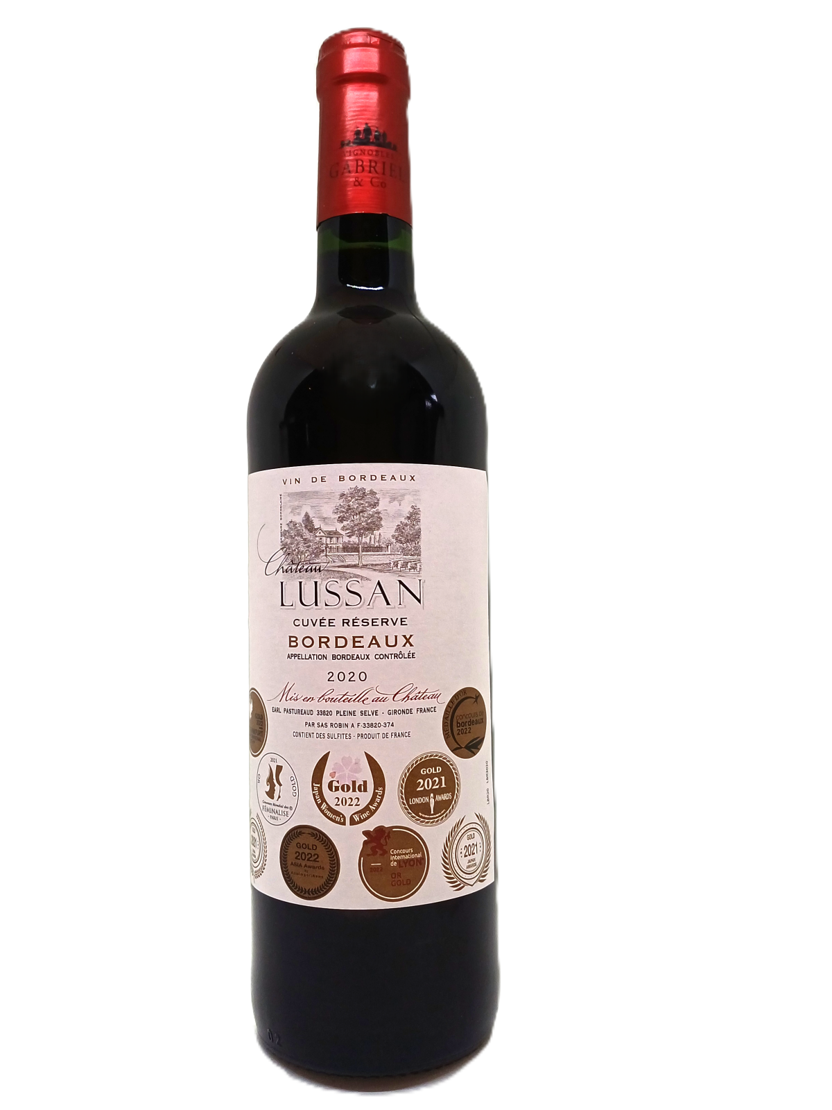 2020 Château Lussan, Bordeaux Rouge, Frankrig - RØDVINE - KØGE VINHANDEL