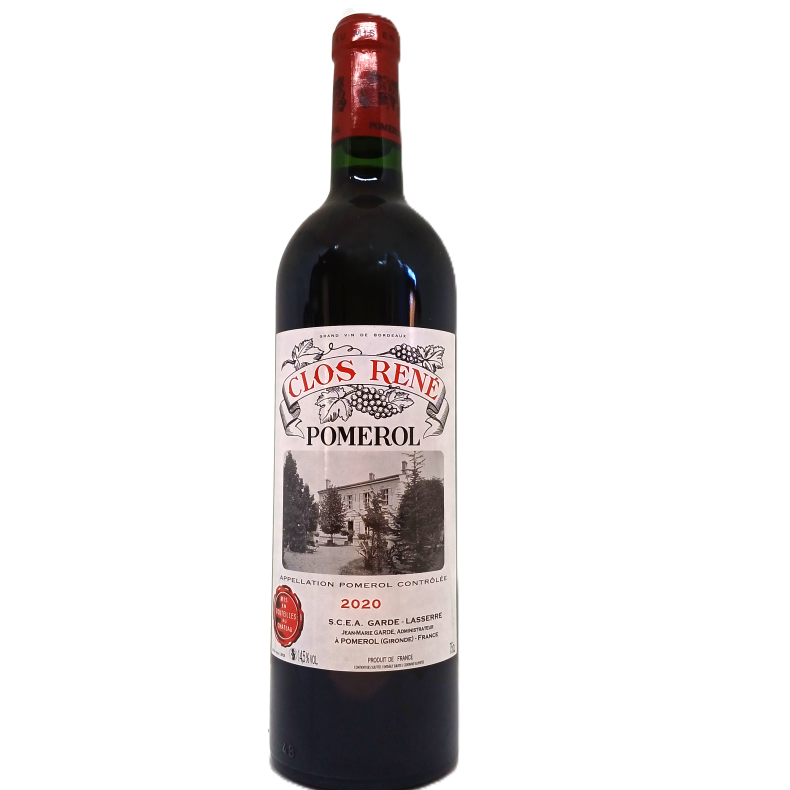2020 Clos Rene, Pomerol, Bordeaux, Frankrig
