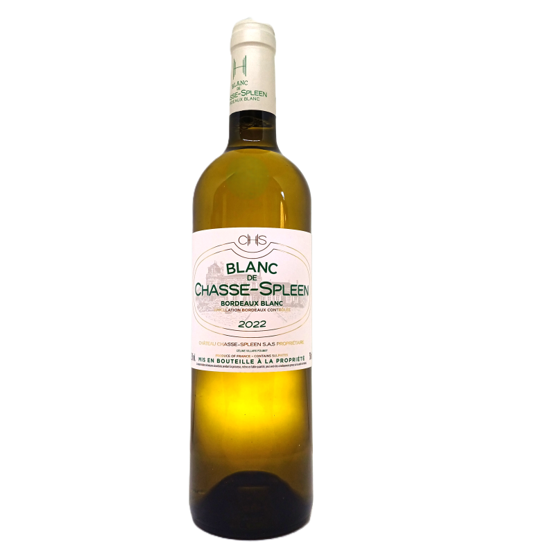 2022 Blanc de Chasse-Spleen, Bordeaux Blanc Sec, Bordeaux, Frankrig